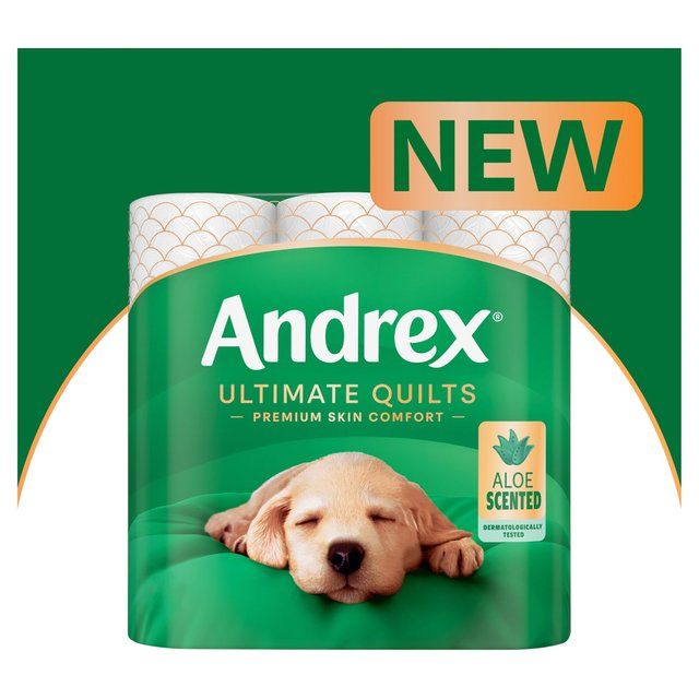 Andrex Ultimate Quilts + Aloe Vera   9 per pack - McGrocer