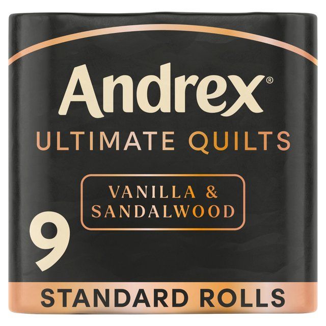Andrex Ultimate Quilts - Vanilla + Sandalwood   9 per pack - McGrocer