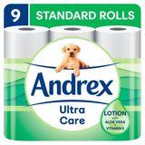 Andrex Ultra Care Aloe Toilet Roll x9 - McGrocer