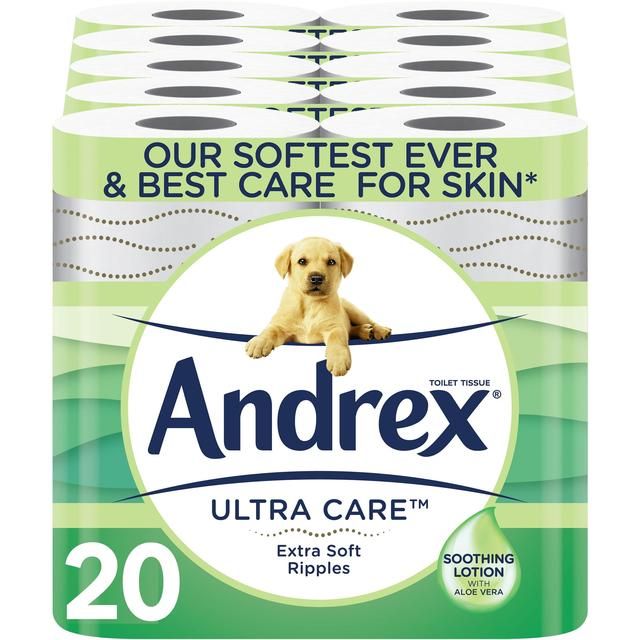 Andrex Ultra Care Toilet Roll   5 x 4 per pack - McGrocer