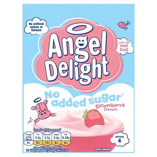 Angel Delight Strawberry No Added Sugar   47g - McGrocer