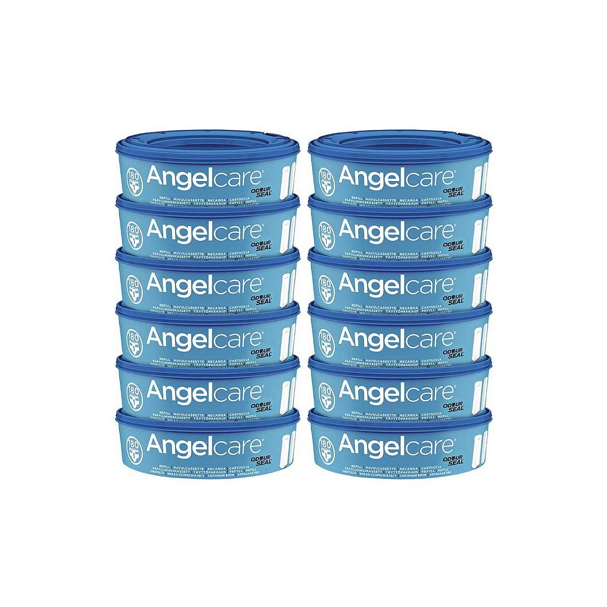 Angelcare Nappy Disposal System Refill Cassettes 12 Pack - McGrocer