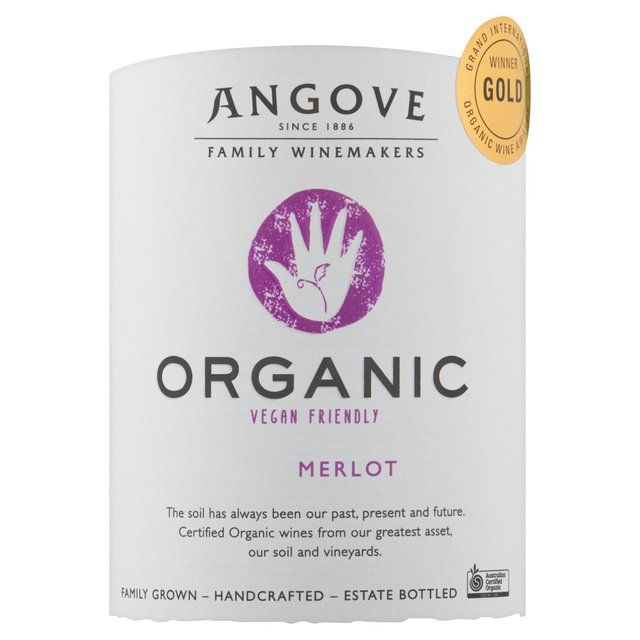 Angove Organic Merlot   75cl - McGrocer