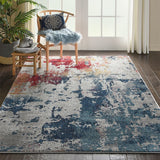 Ankara Brushstroke Design Rug in 2 Sizes - McGrocer