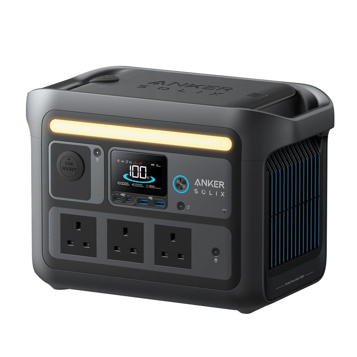 Anker C800X Plus Portable Power Station 768Wh & 200W Anker Solix Foldable Solar Panel - McGrocer