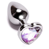 Ann Summers Small Heart Metal Butt Plug Silver - McGrocer