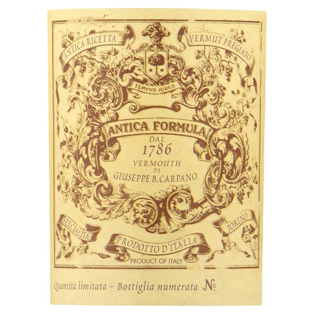 Antica Formula Carpano Vermouth NV   37.5cl - McGrocer