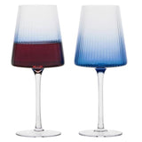 Anton Studio Designs Empire Blue Wine Glasses   2 per pack - McGrocer