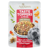 Applaws Taste Topper Beef Pouch in Broth   85g - McGrocer