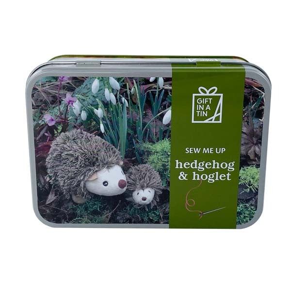 Apples To Pears Gift In A Tin Sew Me Up Hedgehog & Hoglet - McGrocer