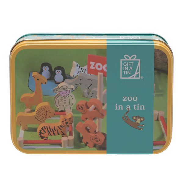 Apples To Pears Gift In A Tin Zoo - McGrocer