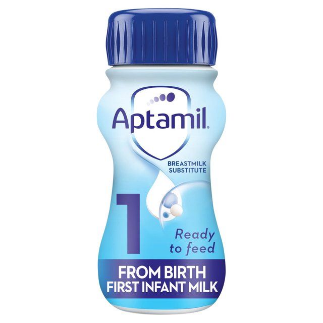 Aptamil 1 First Baby Milk Formula Liquid from Birth   200ml - McGrocer