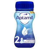 Aptamil 2 Follow On Baby Milk Formula Liquid Ready to Feed 6-12 Months   200ml - McGrocer