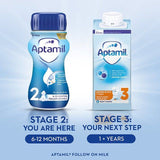 Aptamil 2 Follow On Formula Baby Milk Liquid 6-12 Months Multipack    4 x 200ml - McGrocer