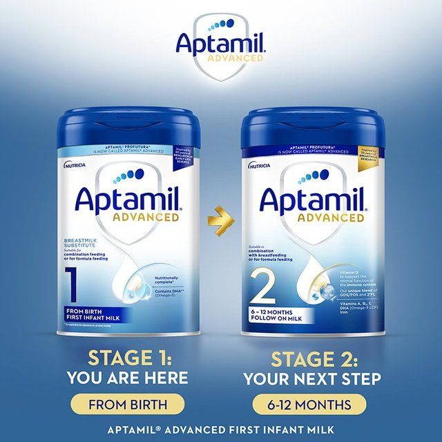 Aptamil Advanced 1 First Infant Baby Milk Formula Powder From Birth   800g - McGrocer