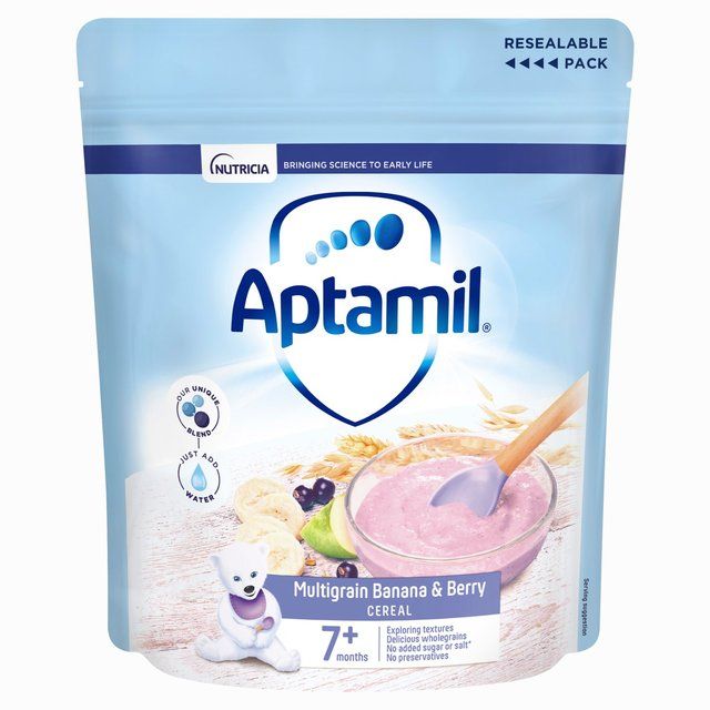 Aptamil Banana & Berry Multigrain Cereal 7 mths+   200g - McGrocer