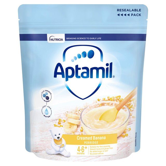Aptamil Creamed Banana Porridge 4 mths+   125g - McGrocer