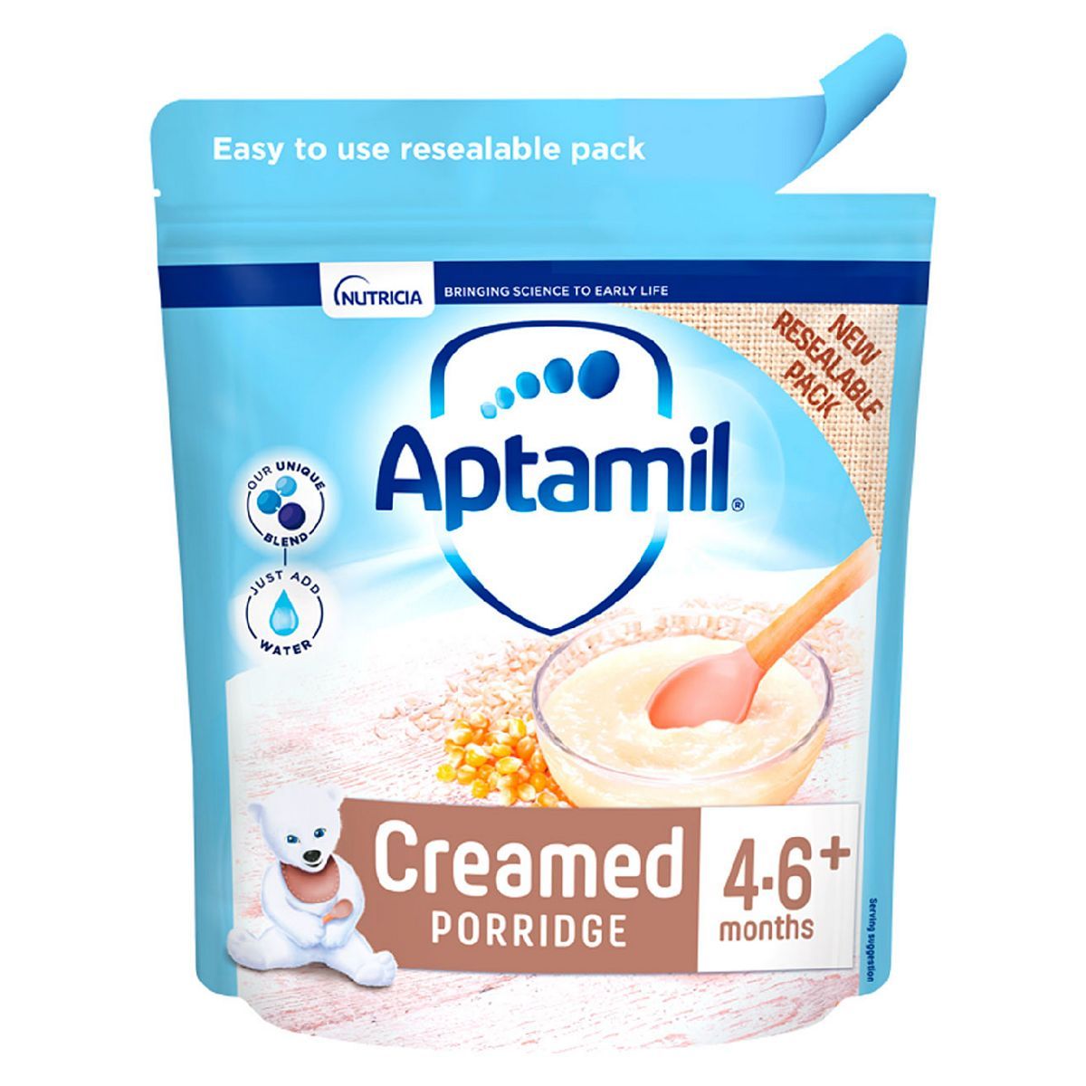 Aptamil Creamed Porridge Baby Cereal 4-6+ Months 125g - McGrocer