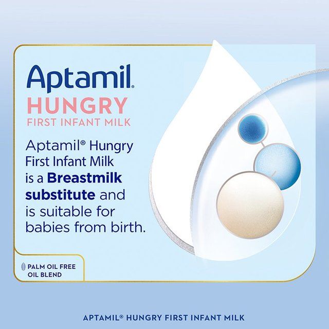 Aptamil Hungry First Baby Milk Formula Powder from Birth    800g - McGrocer