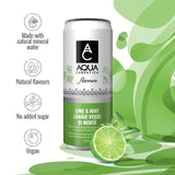 AQUA Carpatica Sparkling Flavours Lime & Mint   4 x 330ml - McGrocer