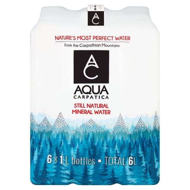 AQUA Carpatica Still Natural Mineral Water Low Sodium & Nitrates   6 x 1L - McGrocer