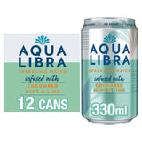 Aqua Libra Cucumber Mint & Lime Infused Sparkling Water   12 x 330ml - McGrocer