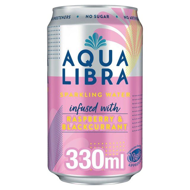 Aqua Libra Raspberry and Blackcurrant Infused Sparkling Water    330ml - McGrocer