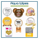 Aqua Wipes 100% Biodegradable Baby Wipes   64 per pack - McGrocer