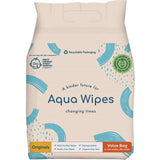 Aqua Wipes 100% Biodegradable Baby Wipes Multipack   4 x 64 per pack - McGrocer
