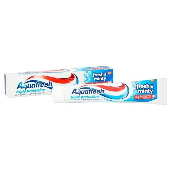 Aquafresh Fresh and Minty Toothpaste, 75 ml - McGrocer
