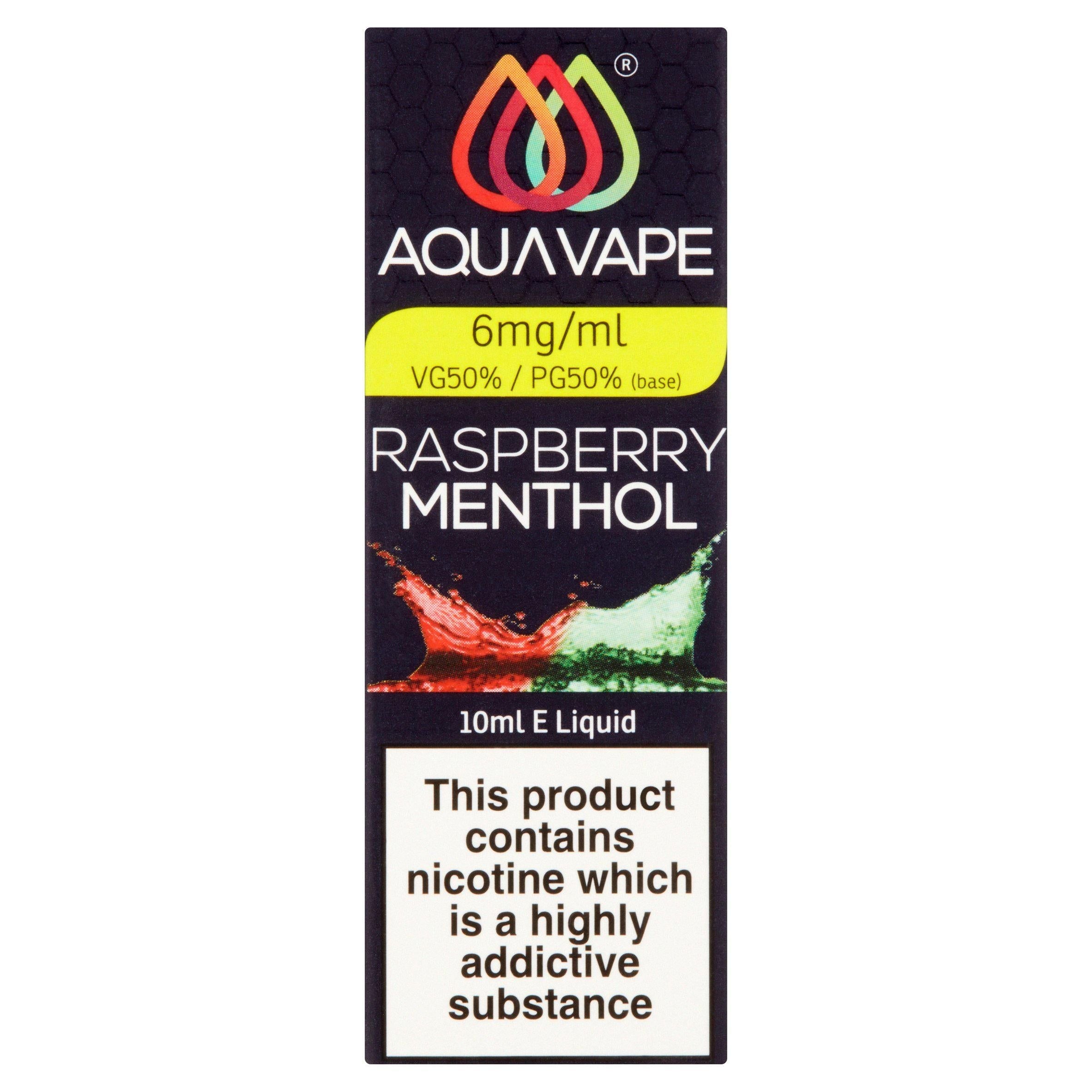 Aquavape Raspberry Menthol 6mg - McGrocer