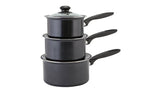 Argos Home 3 Piece Non Stick Steel Pan Set - McGrocer