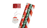 Argos Home Family Santa 3piece Wrapping Paper Set - McGrocer