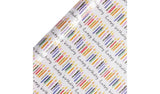 Argos Home Roll of Birthday Candle Wrapping Paper - 10m - McGrocer