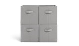 Argos Home Set of 4 Grey Storage Boxes - McGrocer