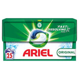 Ariel 3in1 Original Pods Washing Capsules 25 Washes   25 per pack - McGrocer