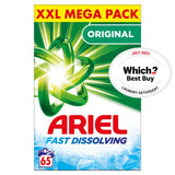 Ariel Fast Dissolving Washing Powder 3.9KG, 65 Washes, Original - McGrocer