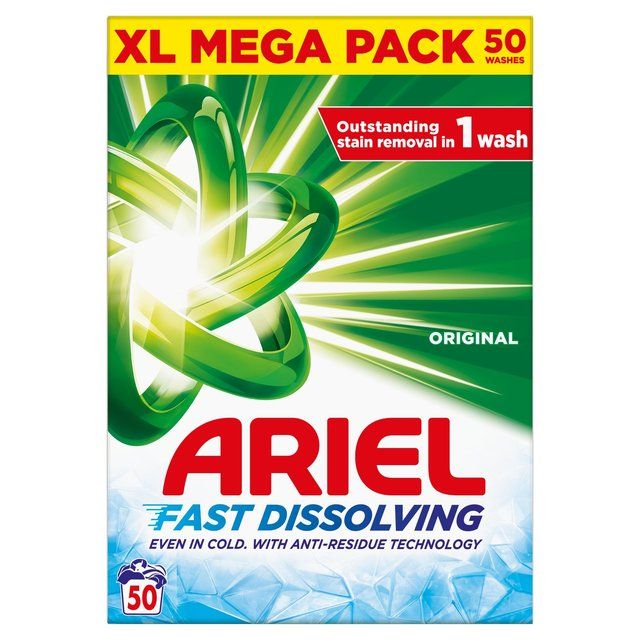 Ariel Original Washing Powder 50 Washes   3kg - McGrocer