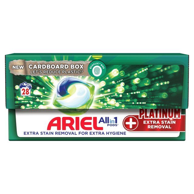 Ariel Platinum Bio Pods Washing Capsules 29 Washes   29 per pack - McGrocer