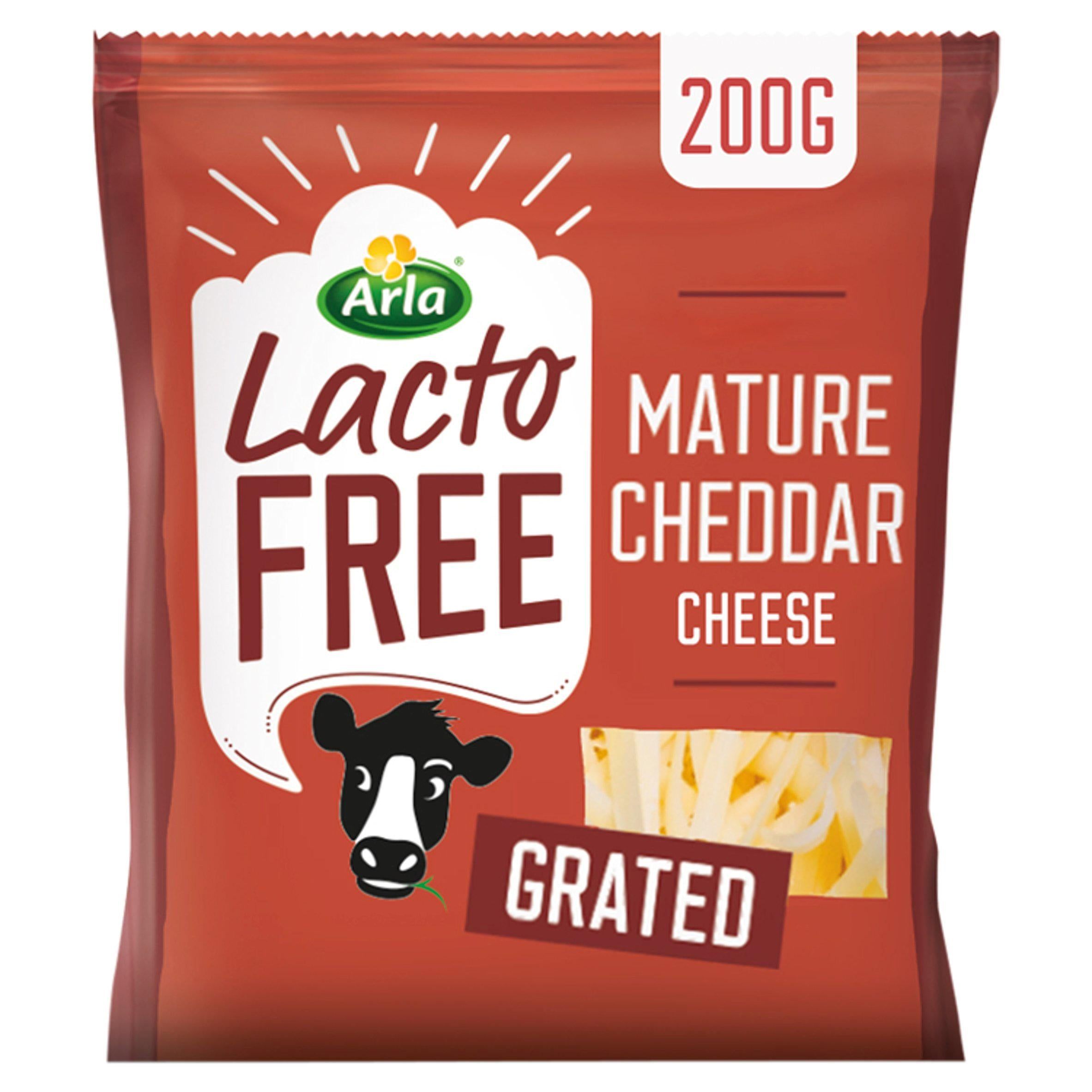 Arla Lactofree Mature Cheddar Grated Cheese 200g - McGrocer