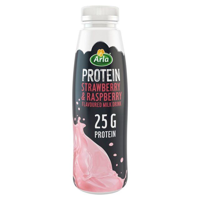 Arla Protein Strawberry & Raspberry Milk Shake   482ml - McGrocer