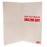 Arsenal FC Retro Birthday Card (22cm x 12cm) - McGrocer