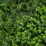 Artificial Mixed Foliage 1m x 1m Wall Panel, Pack of 5 - McGrocer