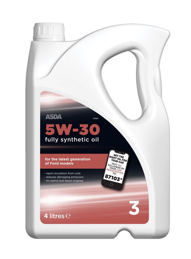 ASDA 5w30 Fully Synthetic Ford Oil 4L - McGrocer