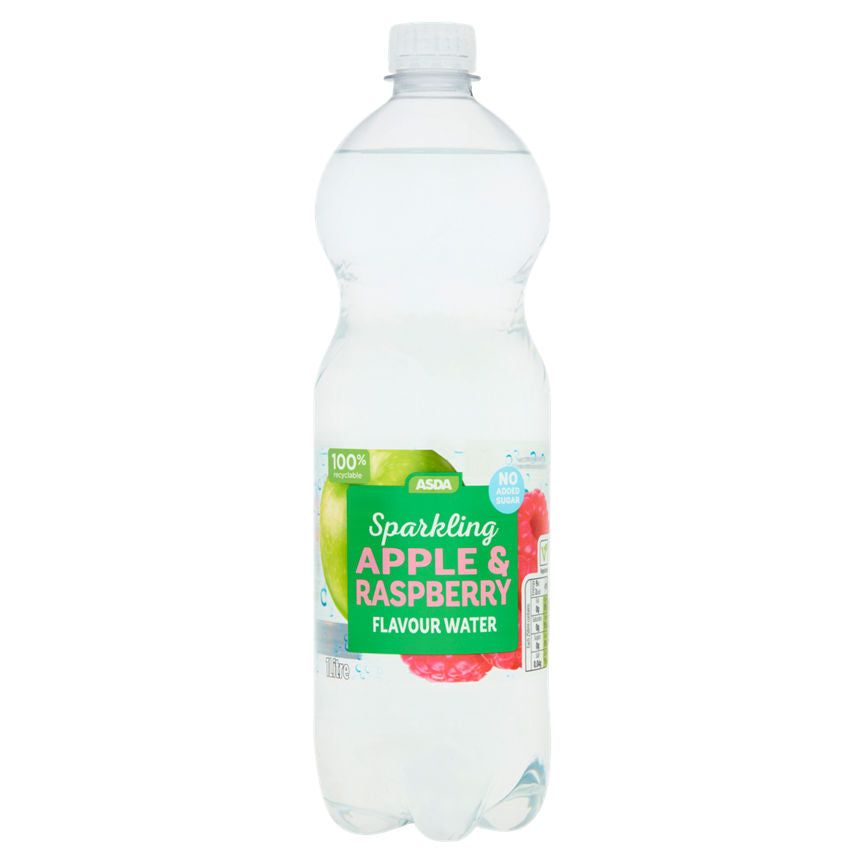 ASDA Apple & Raspberry Flavour Sparkling Water - McGrocer