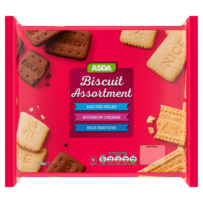 ASDA Biscuit Assortment 550g - McGrocer
