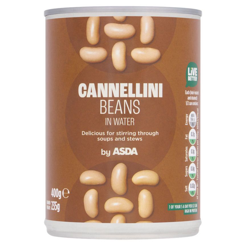 ASDA Cannellini Beans in Water 400g - McGrocer