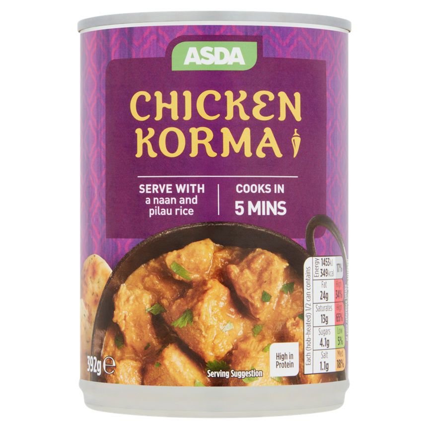 ASDA Chicken Korma - McGrocer