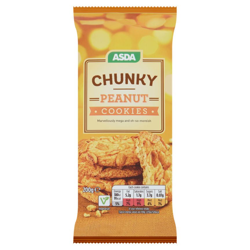 ASDA Chunky Peanut Cookies - McGrocer