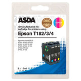 ASDA Epson T182/3/4 Colour Ink Cartridges - McGrocer